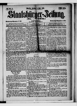 Staatsbürger-Zeitung on May 5, 1882