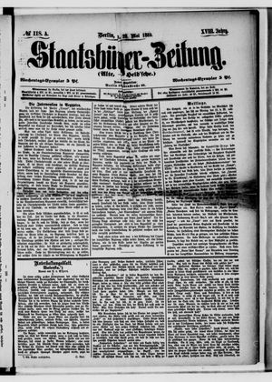 Staatsbürger-Zeitung on May 23, 1882