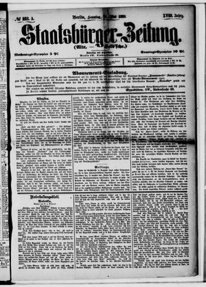 Staatsbürger-Zeitung vom 28.05.1882
