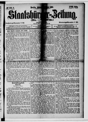 Staatsbürger-Zeitung vom 07.06.1882