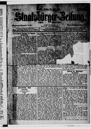 Staatsbürger-Zeitung vom 30.06.1882