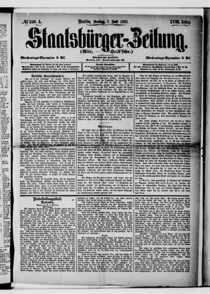 Staatsbürger-Zeitung vom 07.07.1882