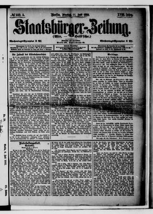 Staatsbürger-Zeitung vom 11.07.1882