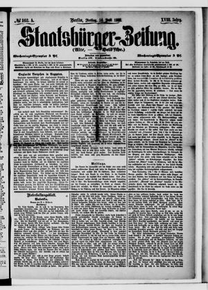 Staatsbürger-Zeitung vom 14.07.1882
