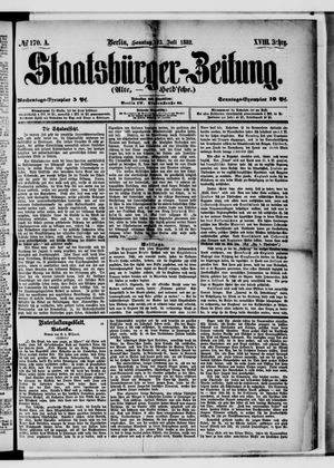 Staatsbürger-Zeitung vom 23.07.1882