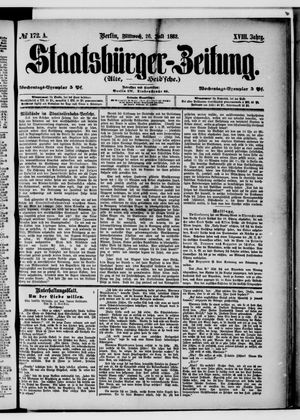 Staatsbürger-Zeitung on Jul 26, 1882