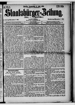 Staatsbürger-Zeitung vom 27.07.1882