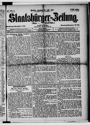 Staatsbürger-Zeitung on Jul 30, 1882