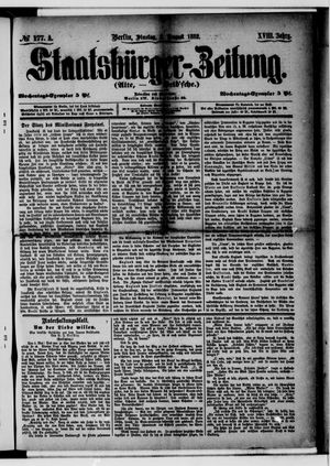 Staatsbürger-Zeitung on Aug 1, 1882