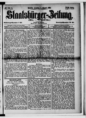 Staatsbürger-Zeitung on Aug 6, 1882