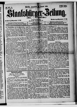 Staatsbürger-Zeitung vom 12.08.1882
