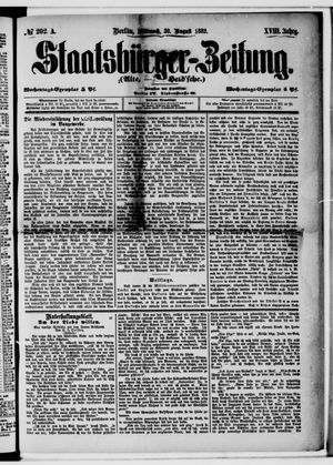 Staatsbürger-Zeitung vom 30.08.1882