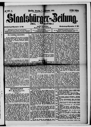 Staatsbürger-Zeitung vom 05.09.1882