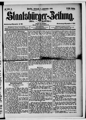 Staatsbürger-Zeitung vom 06.09.1882
