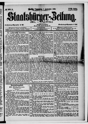 Staatsbürger-Zeitung vom 07.09.1882