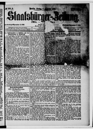 Staatsbürger-Zeitung vom 08.09.1882