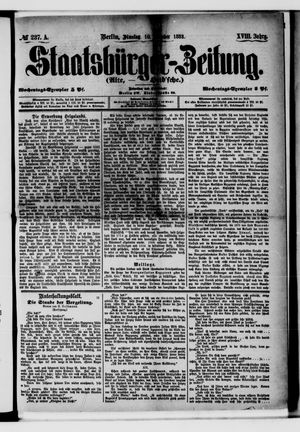 Staatsbürger-Zeitung vom 10.10.1882