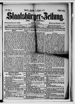 Staatsbürger-Zeitung vom 17.10.1882