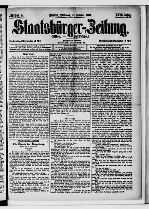 Staatsbürger-Zeitung vom 18.10.1882