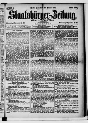 Staatsbürger-Zeitung vom 28.10.1882