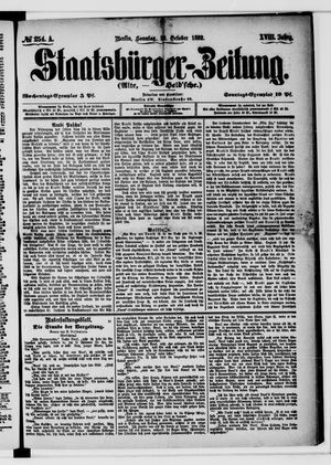 Staatsbürger-Zeitung vom 29.10.1882
