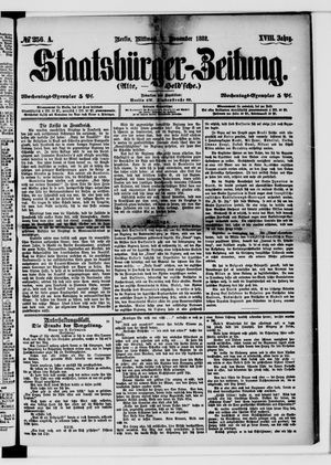 Staatsbürger-Zeitung vom 01.11.1882