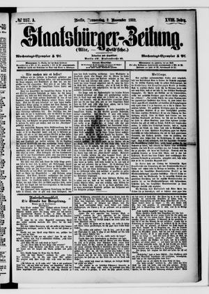 Staatsbürger-Zeitung vom 02.11.1882