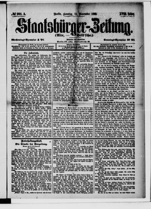 Staatsbürger-Zeitung vom 12.11.1882