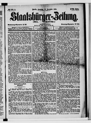 Staatsbürger-Zeitung vom 10.12.1882