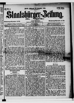 Staatsbürger-Zeitung vom 13.12.1882