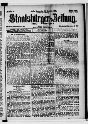 Staatsbürger-Zeitung on Dec 14, 1882