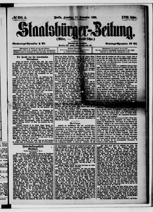Staatsbürger-Zeitung vom 17.12.1882