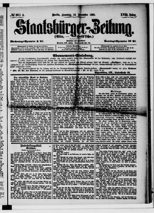 Staatsbürger-Zeitung vom 24.12.1882