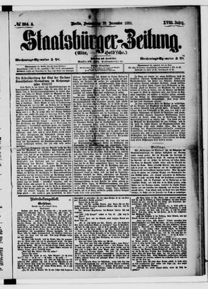 Staatsbürger-Zeitung vom 28.12.1882
