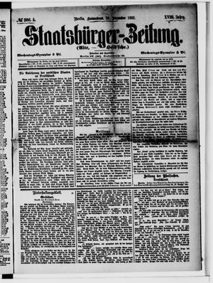 Staatsbürger-Zeitung vom 30.12.1882