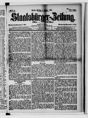 Staatsbürger-Zeitung on Jan 5, 1883