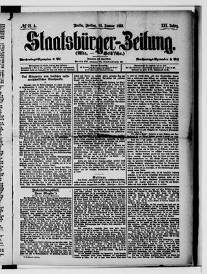 Staatsbürger-Zeitung vom 26.01.1883