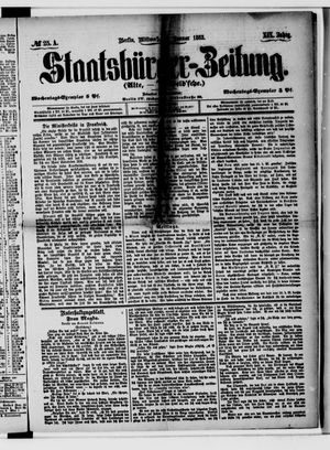 Staatsbürger-Zeitung on Jan 31, 1883