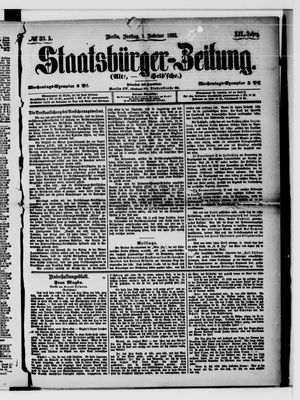 Staatsbürger-Zeitung on Feb 9, 1883