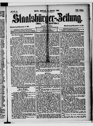 Staatsbürger-Zeitung vom 14.02.1883
