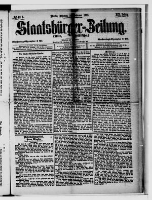 Staatsbürger-Zeitung vom 20.02.1883