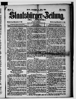 Staatsbürger-Zeitung on Mar 17, 1883