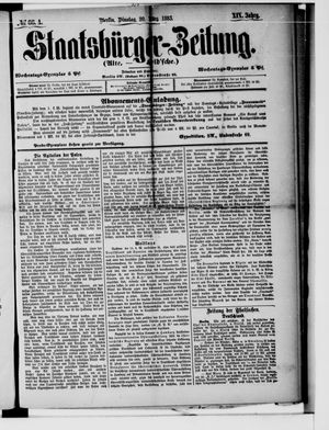 Staatsbürger-Zeitung vom 20.03.1883