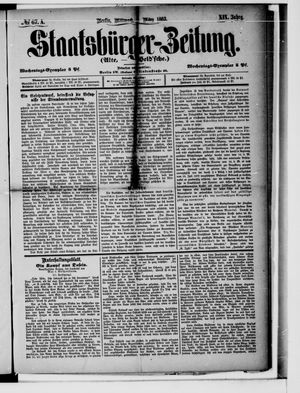 Staatsbürger-Zeitung on Mar 21, 1883