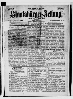 Staatsbürger-Zeitung vom 01.04.1883