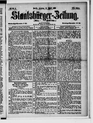 Staatsbürger-Zeitung on Apr 29, 1883