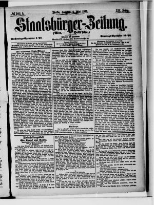 Staatsbürger-Zeitung vom 06.05.1883