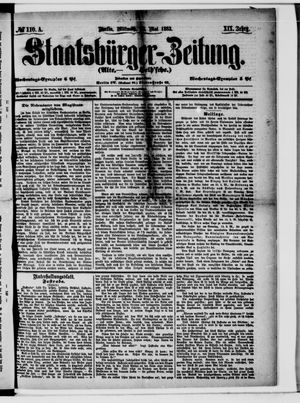 Staatsbürger-Zeitung on May 16, 1883