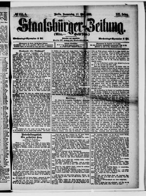 Staatsbürger-Zeitung on May 17, 1883