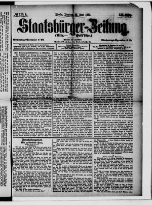 Staatsbürger-Zeitung on May 22, 1883